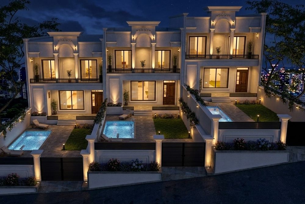 Design and implementation of 3 luxury villas — Shaqlawa, 2025